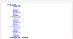 Desktop Screenshot of forums.gathering.org