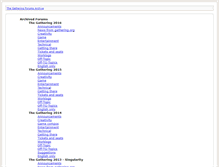 Tablet Screenshot of forums.gathering.org